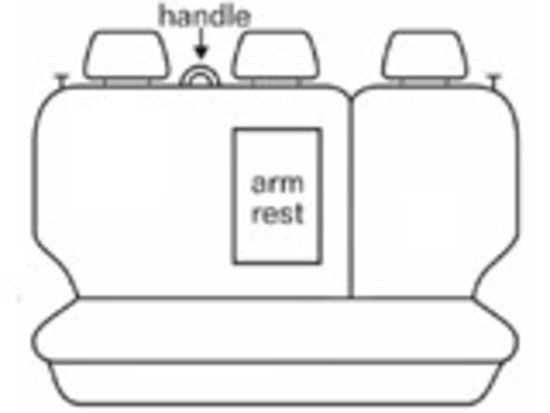 Custom Suits Subaru Forester Velour Seat Covers 1/2013-7/2018 Airbag Deploy Safe Black Front & Rear EST6697BLK