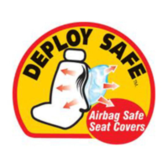 Canvas Seat Covers Suits Ford Ranger PX Dual Cab XL XLT 10/2011-5/2015 Deploy Safe OUT6638CHA