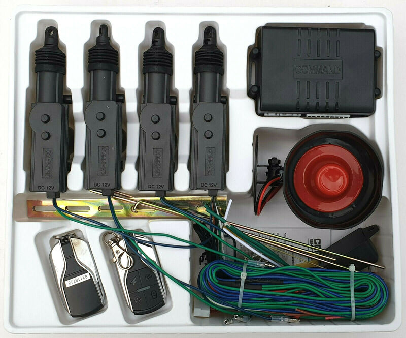 Command Remote 4 Door Central Locking System Kit With Immobiliser 2CCLKR-AI