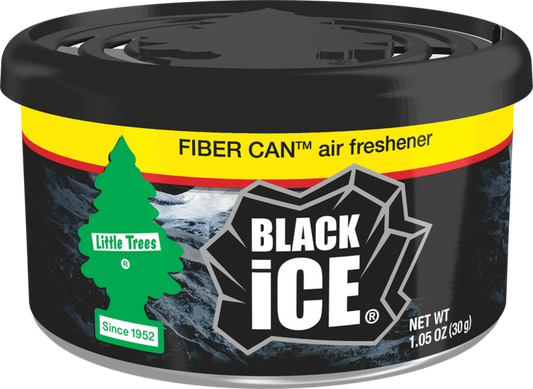 Little Trees Black Ice Fibre Can Air Freshener D7855
