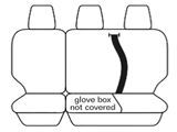 Custom Made Esteem Velour Seat Covers Suits Volkswagen Transporter Crew Van 2007-On 2 Rows