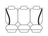 Esteem Velour Seat Covers Set Suits Skoda Yeti 5L MY13 77TSI/103TDI/112TSI 4 Door Wagon 8/2012-On 2 Rows