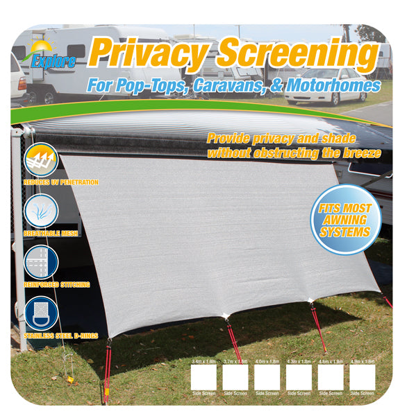 Caravan and RV Motorhome Privacy Screen 4.6m x 1.8m CPS46 – Motoquipe