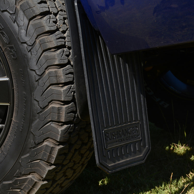 Bushranger Moulded Mud Flaps Small 260mm x 360mm Pair 56X01