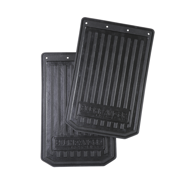 Bushranger Moulded Mud Flaps Small 260mm x 360mm Pair 56X01