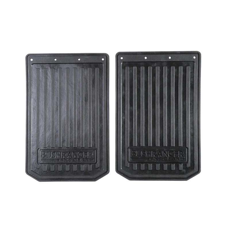 Bushranger Moulded Mud Flaps Small 260mm x 360mm Pair 56X01