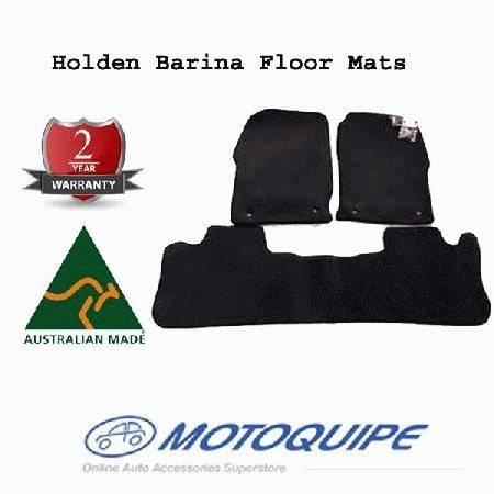 Custom Made Car Floor Mats Holden Barina TM/CLASSIC 11/2011-9/2018 Black TPG23013