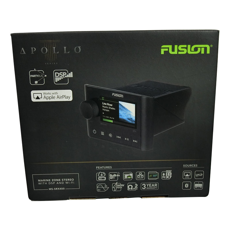 Fusion Apollo Marine Zone Stereo With Built-In Wi-Fi MS-SRX400/010-01983-00