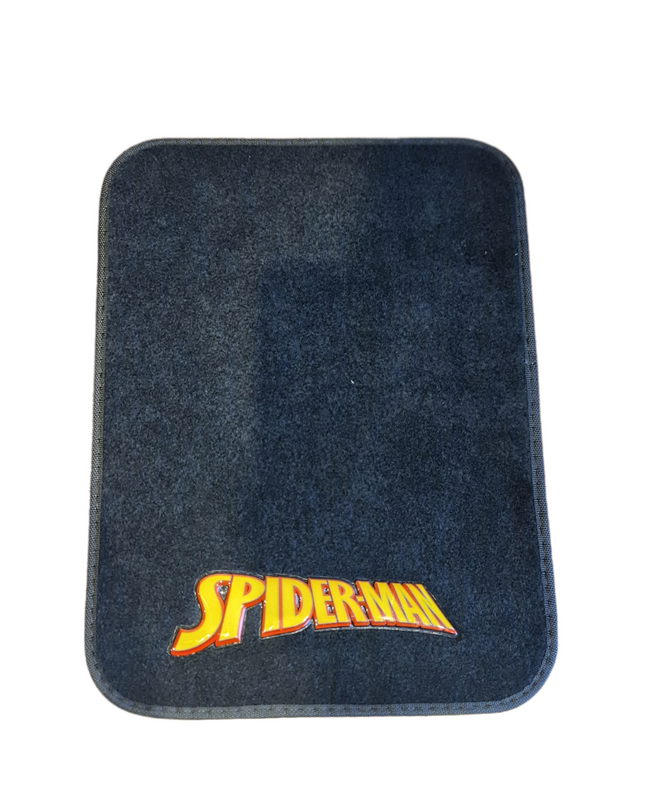 Marvel Avengers Car Floor Mats Black Set of 4 Spider Man AVECMSPI ...