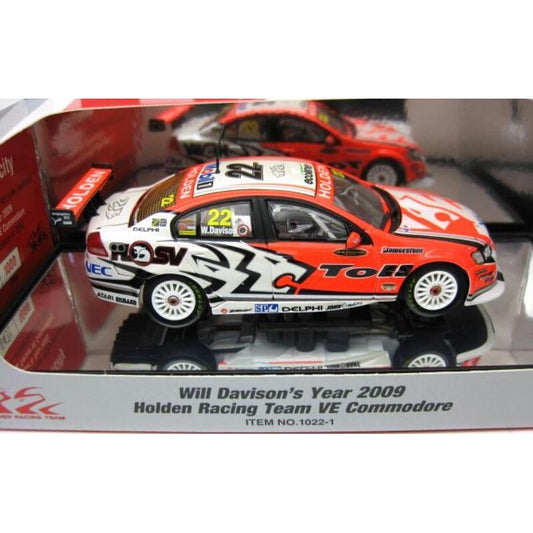 1:43 Will Davison 2009 Suits Holden Racing Team VE  Commodore 1022-1