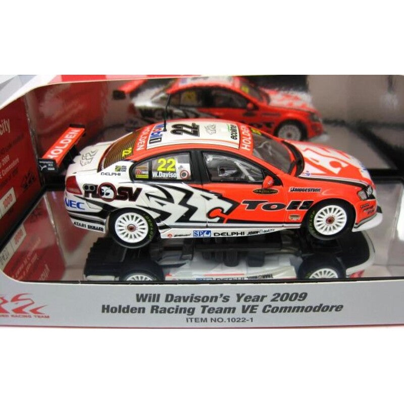 1:43 Will Davison 2009 Suits Holden Racing Team VE  Commodore 1022-1