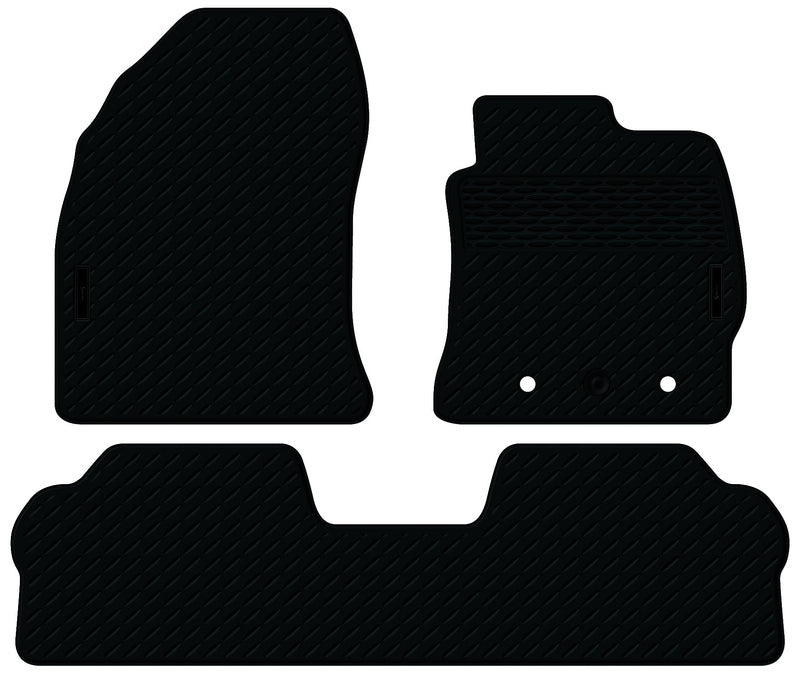 Rubber Custom Floor Mats suits Toyota Corolla Hatch Ascent/SX/ZR/Hybri Motoquipe