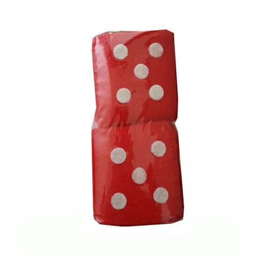 Dice Fluffy Red