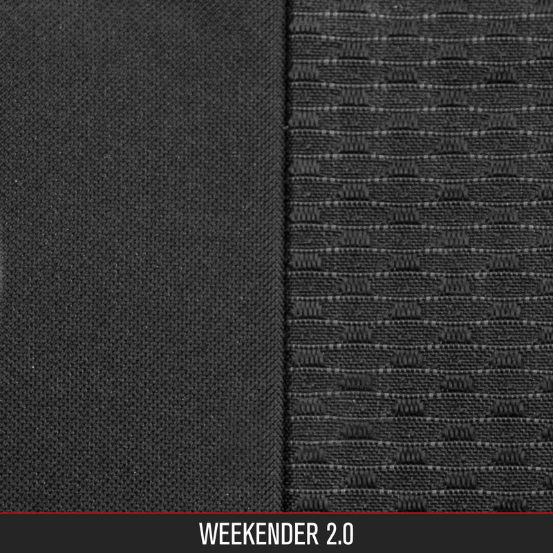 Weekender Jacquard Seat Covers suits Toyota Hilux Workmate Dual Cab (TGN121/GUN122/GUN125) 11/2015-7/2025 Waterproof