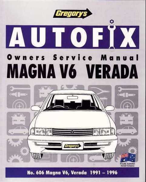 Gregorys Workshop Manual Magna TR TS Verada KR KS 1991 - 1996 GR606