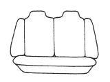 Esteem Velour Seat Covers Set Suits Ford Laser L Hatch 1982-1986 2 Rows