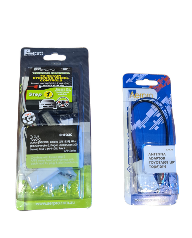 Facia Installation Kit suits Toyota Hilux 2015-7/2025 FP8241CK Black