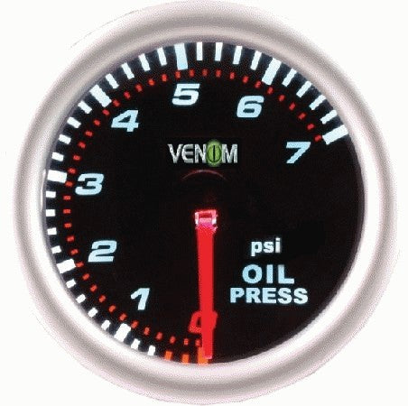 Venom 2Inch Oil Pressure Gauge