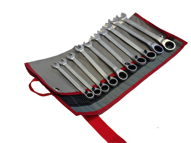 Teng Tools - Ratchet Ring Spanner Set 10 Piece 10-19mm 6510RMM