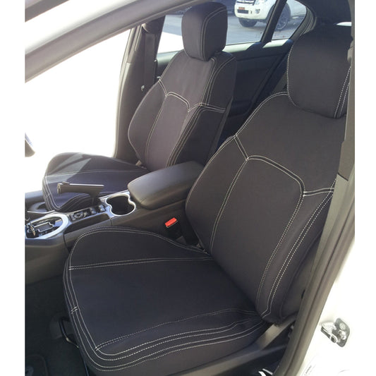 Wet Seat Neoprene Seat Covers suits Toyota Rav4 AXAH52R/AXAA54R/AXAH54R Hybrid-GX/GXL/Cruiser/Edge Wagon 2/2019-12/2025 Black
