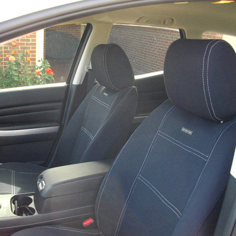 Wet Seat Neoprene Seat Covers suits Toyota Rav4 AXAH52R/AXAA54R/AXAH54R Hybrid-GX/GXL/Cruiser/Edge Wagon 2/2019-12/2025 Black