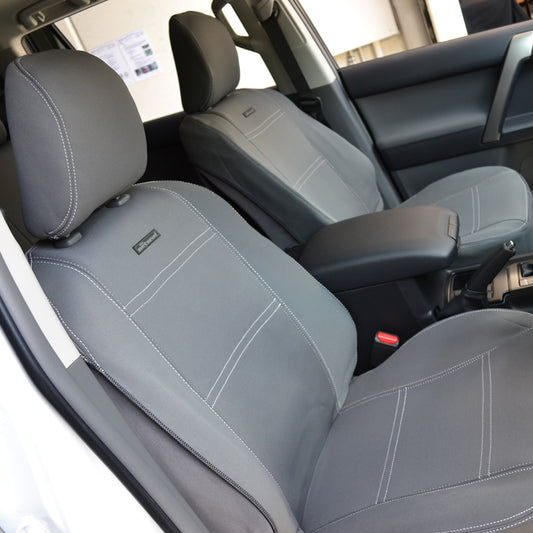 Wet Seat Grey Neoprene Seat Covers suits Toyota Rav4 AXAH52R/AXAA54R/AXAH54R Hybrid-GX/GXL/Cruiser/Edge Wagon 2/2019-12/2025