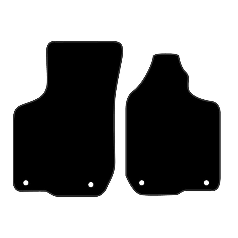 Tailor Made Floor Mats Suits Volkswagen VW Golf MK5 7/2004-2009 Custom Fit Front Pair Round Clips