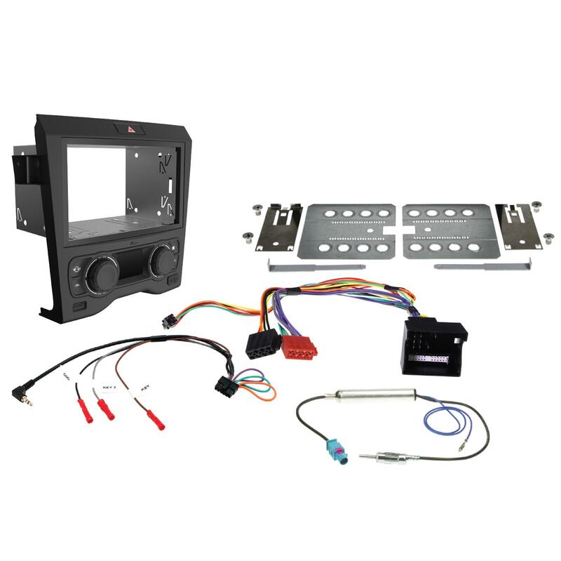 Facia Installation Kit Suits Holden Commodore VE Series 1 Dual Zone Climate Control FP9450 Black