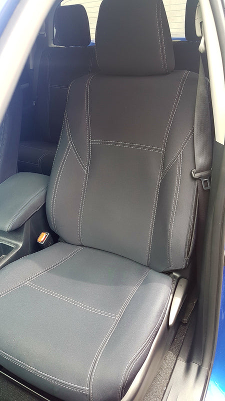 Wet Seat Grey Neoprene Seat Covers suits Toyota Hilux GUN136R SR/SR5 Dual Cab 9/2015-7/2025