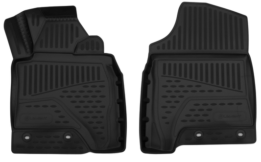 3D Rubber Floor Mats suits Toyota Fortuner 2016-On SUV 2nd row 2 Piece EXP.ELEMENT48148210R(RSA)
