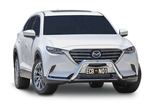 ECB Nudge Bar Suits Mazda CX-9 6/2017-7/2018 76mm ADR (Excludes Azami Model fitted with Suits Mazda Rader Cruise Control)