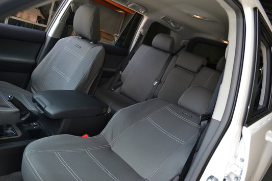 Wet Seat Grey Neoprene Seat Covers suits Toyota Prado 150 Series Altitude/GXL/Kakadu/VX Wagon 11/2009-5/2021