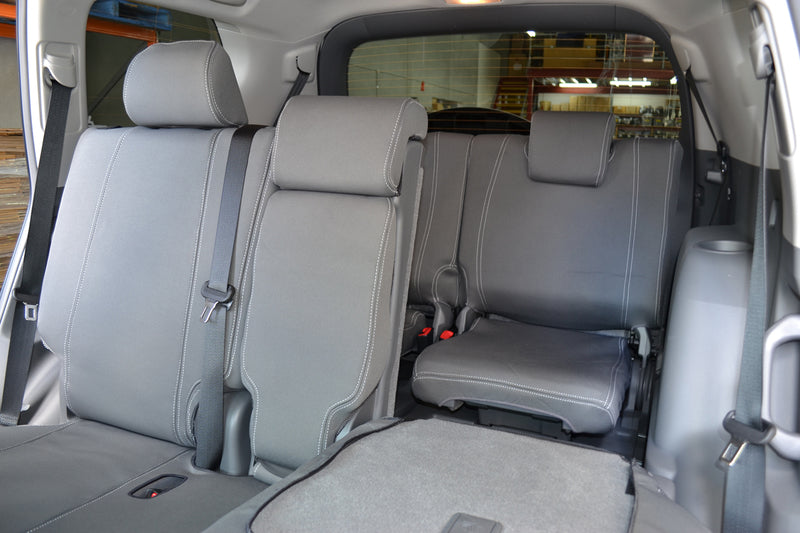 Wet Seat Grey Neoprene Seat Covers suits Toyota Prado 150 Series Altitude/GXL/Kakadu/VX Wagon 11/2009-5/2021