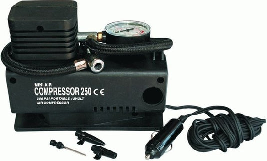 Air Compressor 12V 250PSI With Gauge AC011