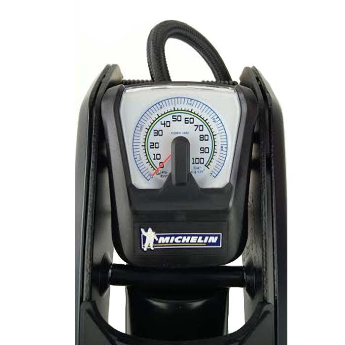 Michelin Single Barrel Foot / Tyre Pump With Analogue Gauge 12204