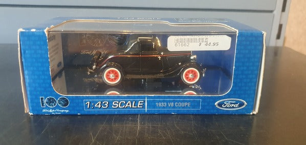 1:43 Ford 1933 V8 Sports Coupe  Maroon  Ford's 100th Year 43540