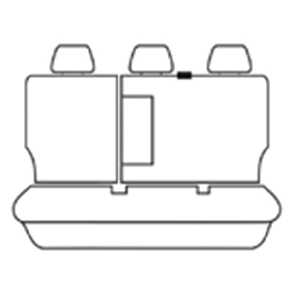 Seat Covers Set Suits Mazda 3 BP Sedan G20 Evolve/G20 Touring/G25 Evolve/G25 GT/G25 Astina 4/2019-On Esteem Velour Black