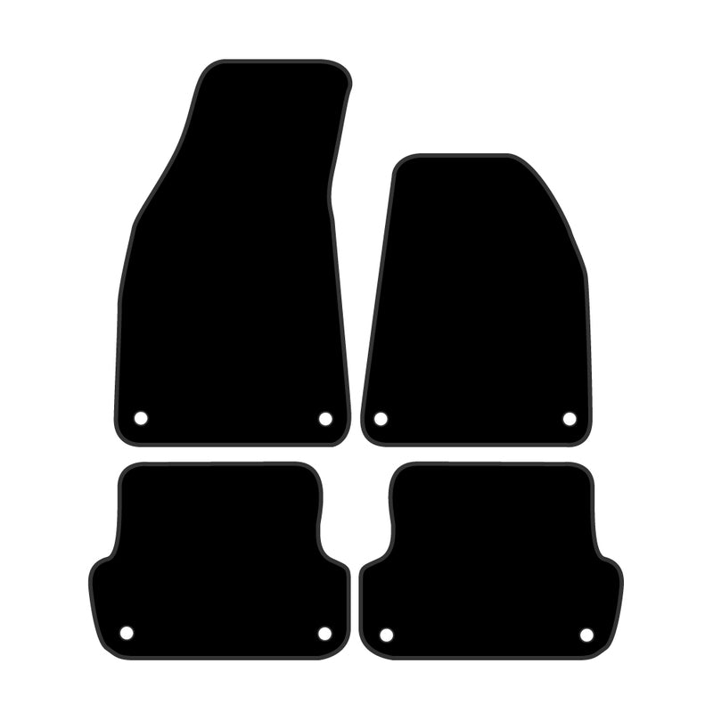Tailor Made Floor Mats Suits Audi A4 B6/B7 2001-2008 Custom Front & Rear