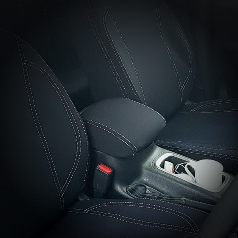 Black Neoprene Console Cover suits Toyota Rav4 AXAH52R/AXAA54R/AXAH54R GX/GXL/Cruiser/Edge/Hybrid-GX Wagon 2/2019-12/2025 42100CC