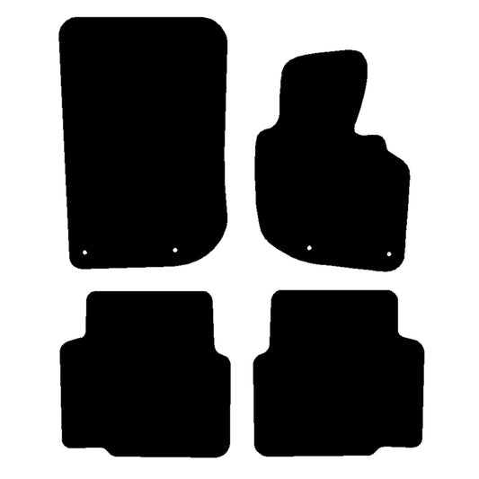 Tailor Made Floor Mats Suits BMW E36 Coupe 328i 1991-1998 Custom Front & Rear Black BM036-4