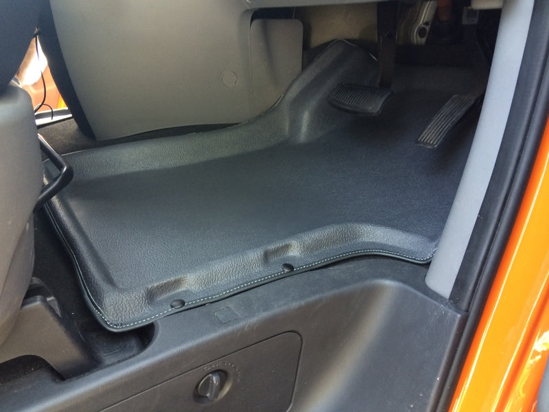 Sandgrabba Rubber Floor Mats Suits Hyundai iLoad Van 2/2008-On Front Pair