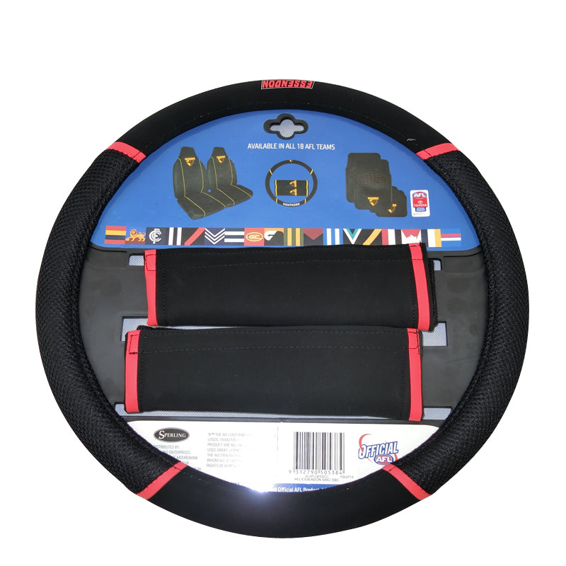 Essendon Bombers AFL Steering Wheel Cover