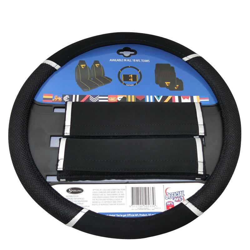 AFL Collingwood Magpies Steering Wheel Cover