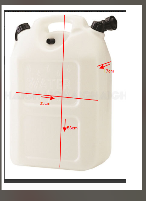 20L Plastic Water Container White BPA Free WC20