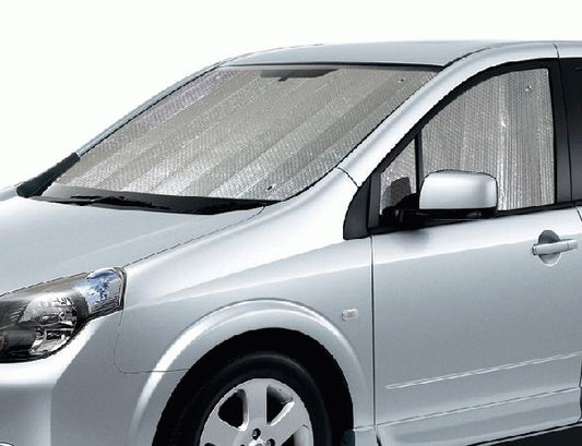 Silver Interior Sun Shade With Side Panels For Front Side Windows MR03SL