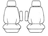 Custom Made Black Leather Look Seat Covers Suits Hyundai Imax TQ Van 06/2008-04/2011 3 Rows Armrest