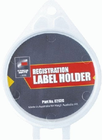 Plastic Rego Label Holder WA  6261B