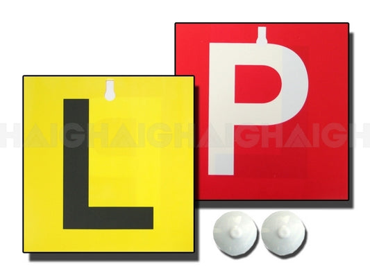 Double Sided P&L Plastic Plates One Pair VIC & WA Only PL4