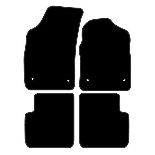 Tailor Made Floor Mats Fiat 500 2007-2012 Custom Front & Rear