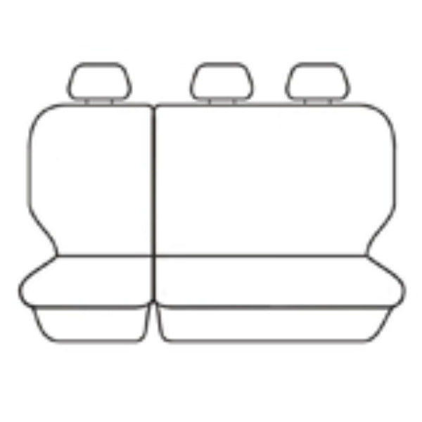 Esteem Velour Seat Covers Set Suits Kia Carnival KA4 S/Si/SLi/Premium Wagon 9/2020-On 3 Rows EST7189BLK